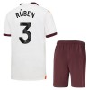 Maglia ufficiale Manchester City Ruben 3 Trasferta 2023-24 per Bambino